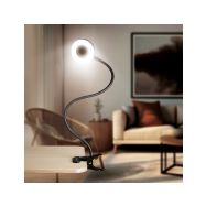 Solight LED stmívatelná stolní lampička s klipem, 300lm, nastavitelná teplota světla, USB - WO66-B - 2