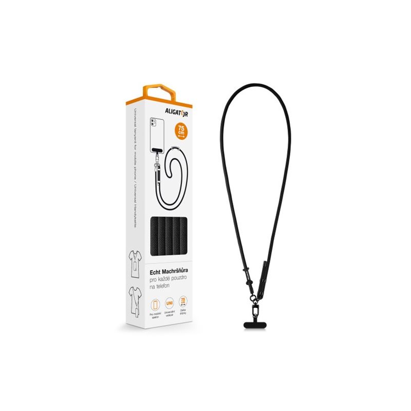 ALI Echt Machršňůra, černá UST011 - 1