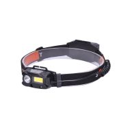 Solight LED čelová nabíjecí svítilna, 3W + COB,150 + 60lm, Li-Ion - WN30 - 1
