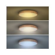 Solight LED osvětlení s dálkovým ovladačem Solid Oak, 48W, 3360lm, 39cm, změna chromatičnosti, stmívatelné - WO8009 - 6