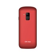 CPA Halo 28 Senior červený mobilní telefon  s nabíjecím stojánkem - 7